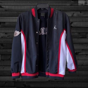 Air Jordan Pull Over Button Up Jacket Bomber M